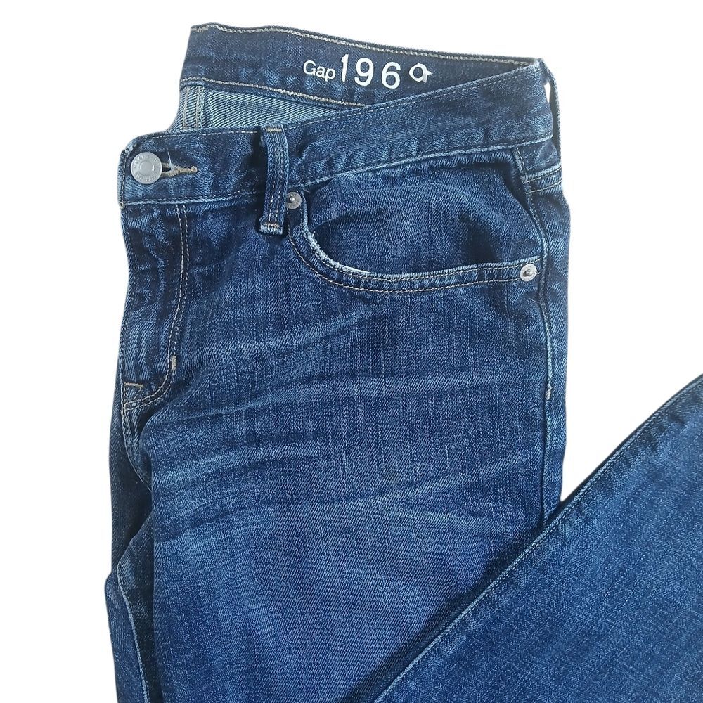 Classic Women's Rolled Cuff Jeans - Blue - Picture 8 of 12